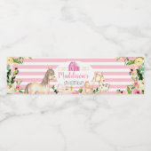 MeisjesBoerderij Waterflesetiket Waterfles Etiket (Enkel label)