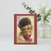 MeisjesBriefkaart van 1920 Briefkaart (Staand voorkant)