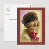 MeisjesBriefkaart van 1920 Briefkaart (Voorkant / Achterkant)