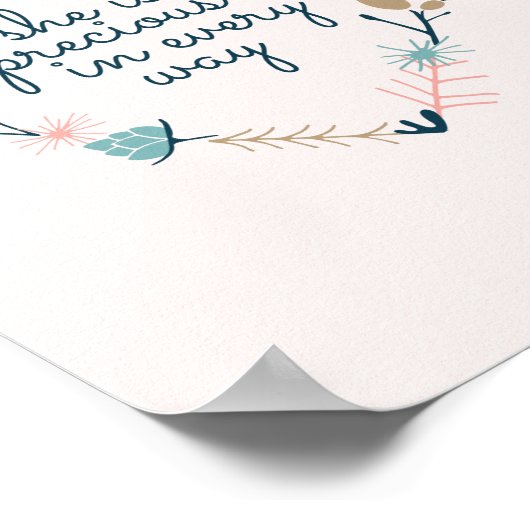 Meisjesbroekdruk, meisjeskinderdagboek poster (Hoek)