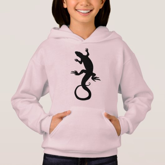 Meisjesbroekhaar Reptile Art Kinder Hoodie (Voorkant)