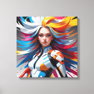 Meisjescanvas Canvas Afdruk