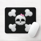 MeisjesCartoon Skull Mousepad Muismat (Met muis)