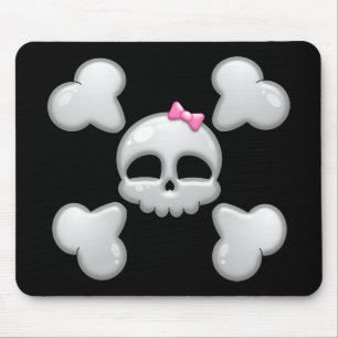 MeisjesCartoon Skull Mousepad Muismat