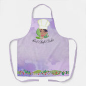 Meisjeschefs heersen Afrikaanse Amerikaanse keuken Schort (Voorkant)