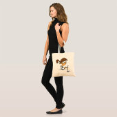 Meisjeschemicus die wetenschappelijk experiment ui tote bag