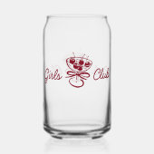 Meisjesclub Blikvorm Glas (Achterkant)