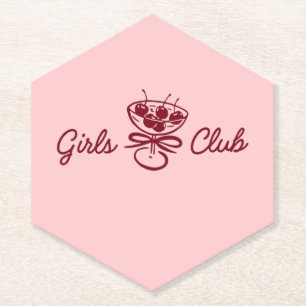 Meisjesclub Kartonnen Onderzetters