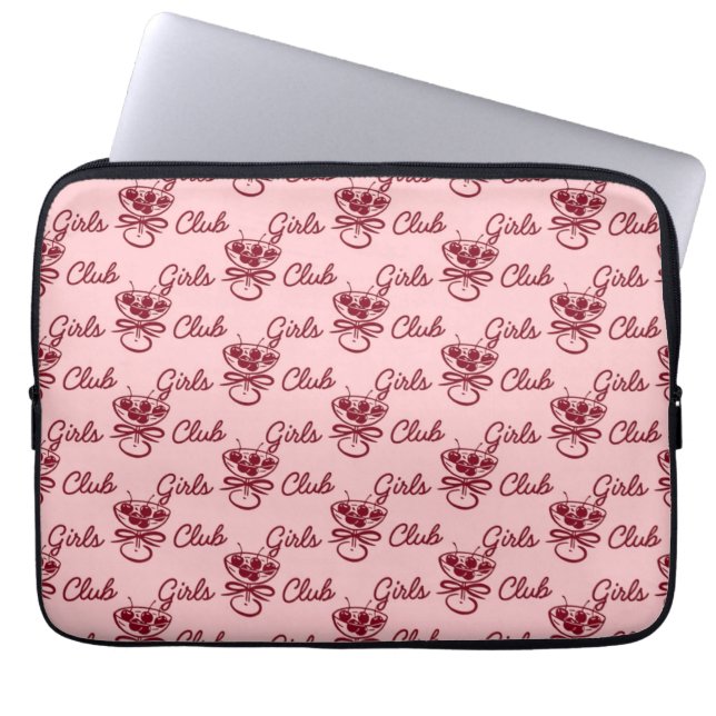 Meisjesclub Laptop Sleeve (Voorkant)
