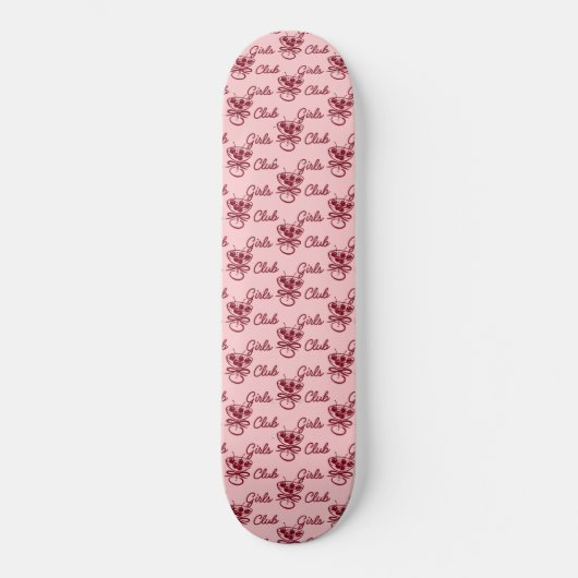 Meisjesclub Persoonlijk Skateboard (Voorkant)
