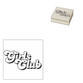 Meisjesclub Rubberstempel (Gestempeld)