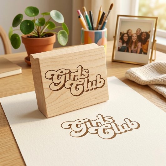 Meisjesclub Rubberstempel