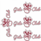 Meisjesclub Sticker (Voorkant)