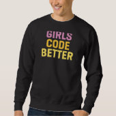 Meisjescode Betere programmering Computer Science Trui (Voorkant)