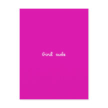 Meisjescode | Modern Neon Hot Pink Girl Power