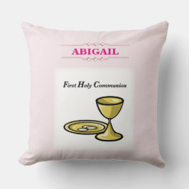 , meisjescommuniqué en bloed kussen