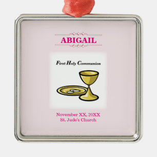 , meisjescommuniqué en bloed metalen ornament