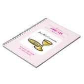 , meisjescommuniqué en bloed notitieboek (Linkerzijde)