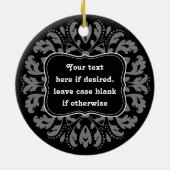 Meisjesdag van de schattige kat op maat keramisch ornament (Achterkant)