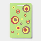 Meisjesegelstudent hal pas badge (Achterkant)