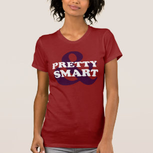 Meisjesempowerment: U kunt  en slim zijn T-shirt