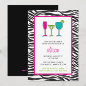 Meisjesfeest in de nacht van de bachelorette kaart (Voorkant / Achterkant)