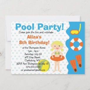 -meisjesfeest kaart