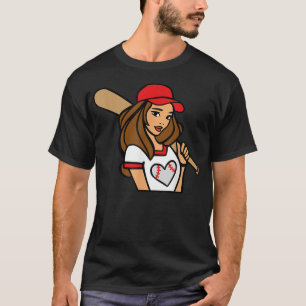 Meisjesfeest op de dag van het hart t-shirt