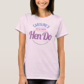 Meisjesfeestjurk voor een Hen Do Party T-Shirt (Voorkant)