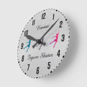 Meisjesfiguur Skater/ijsschaatsen Ronde Klok (Hoek)