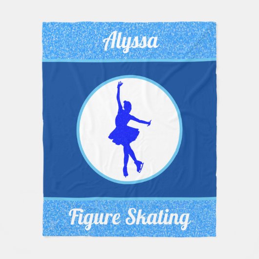 Meisjesfiguur Skleece Blanket Fleece Deken (Voorkant)