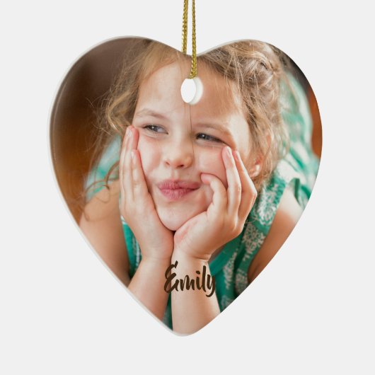  meisjesfoto keramisch ornament (Rechts)