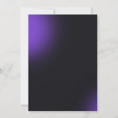 Meisjesgamer Birthday Party Neon Video Game Thema Kaart (Achterkant)