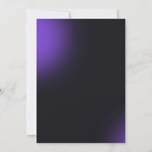 Meisjesgamer Birthday Party Neon Video Game Thema Kaart (Achterkant)