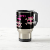 Meisjesgamers pwn Skulls met zonnebrillen Reisbeker (Voorkant rechts)