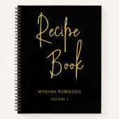 Meisjesgepersonaliseerd Notitieboek voor zwarte re (Voorkant)