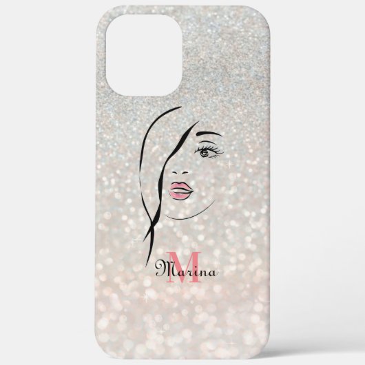 meisjesgezicht,glamour, gezicht, persoonlijk moder Case-Mate iPhone case (Achterkant)