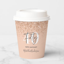 Meisjesglitter gladde moderne 40e verjaardag