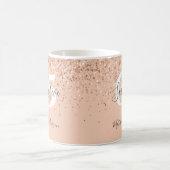 Meisjesglitter sparren moderne verjaardagskoffie-m koffiemok (Center)