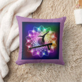 Meisjesgymnastiek Balans Aangepaste naam Pillow Kussen (Deken)