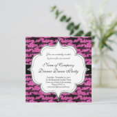 Meisjeshaaien Hot Pink Kaart (Staand voorkant)