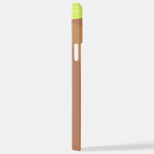 Meisjeshand die de alarmklok aandrukt iPhone hoesje (Rechterkant)