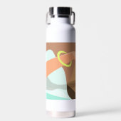 Meisjeshand die de alarmklok aandrukt waterfles (Voorkant)