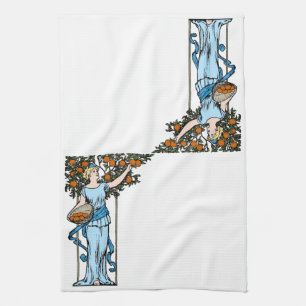 Meisjeshanddoeken Sinaasappels Tea Towel Theedoek