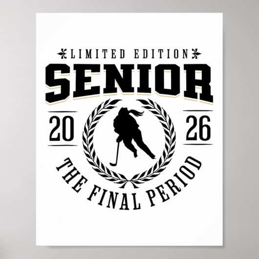 Meisjeshockey senior de laatste periode 2026 poster (Voorkant)