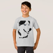 MeisjesHusky Shirt Sled Dog Kind Husky T-shirts (Voorkant volledig)