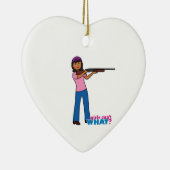 Meisjesjacht Keramisch Ornament (Rechts)