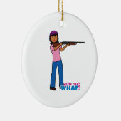 Meisjesjacht Keramisch Ornament (Rechts)