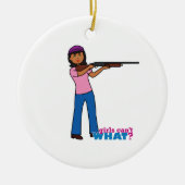 Meisjesjacht Keramisch Ornament (Voorkant)