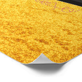 Meisjeskamer schattige gepersonaliseerde naam poster (Hoek)